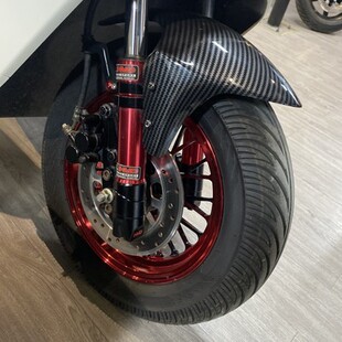 小牛九号GP挡泥板改装 N1S挡泥板烟花锻造碳纤维 水转印劲战挡泥板