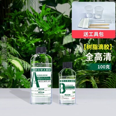 套装手工标本水晶diy环氧树脂材料滴胶制作胶高透硬胶模具ab滴胶