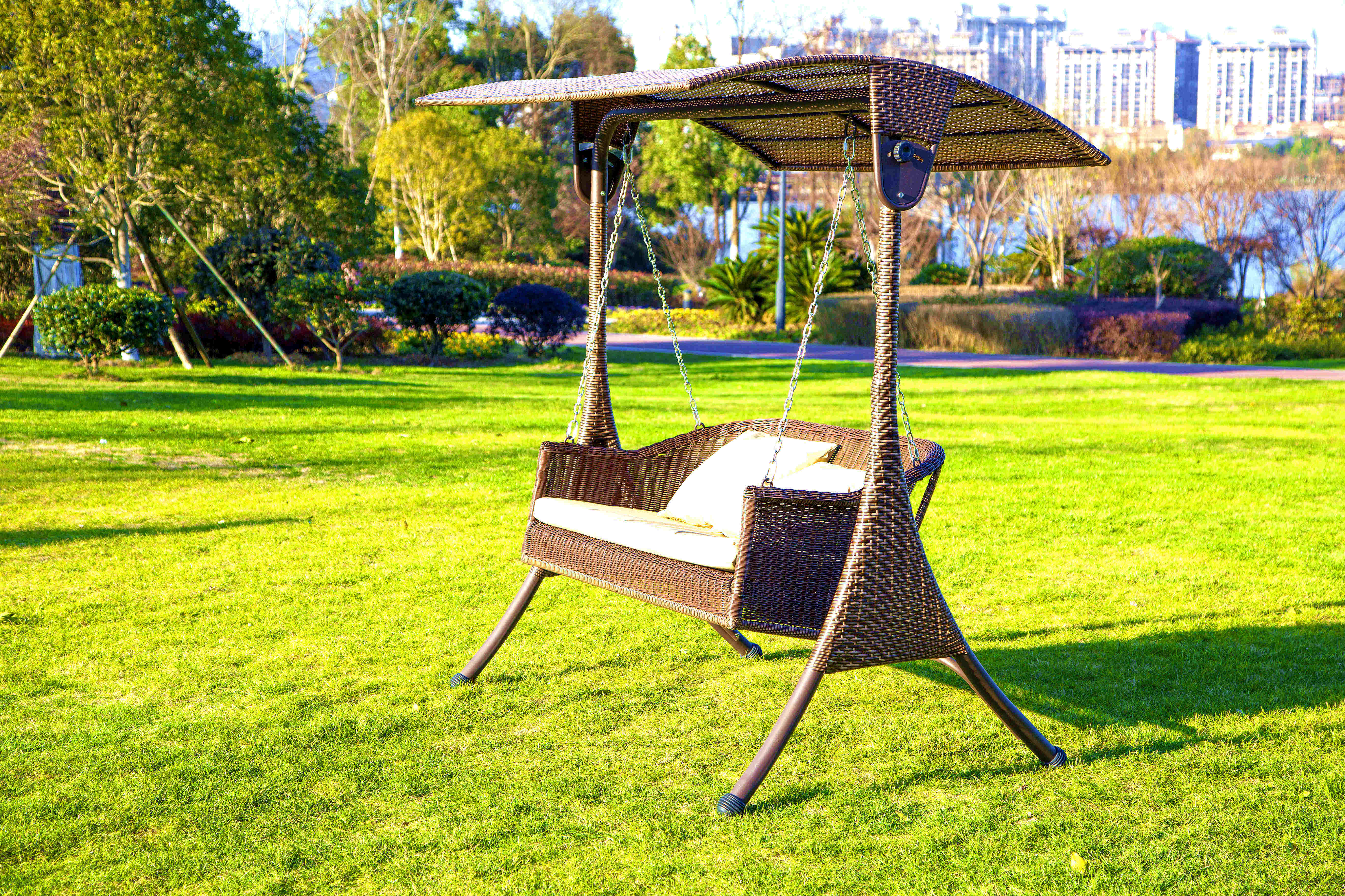 户外秋千吊椅编藤秋千庭院摇椅藤椅吊篮吊床室外休闲双人秋千包邮,住宅家具,户外秋千,淘宝优惠券,粉丝福利购,淘宝优惠卷