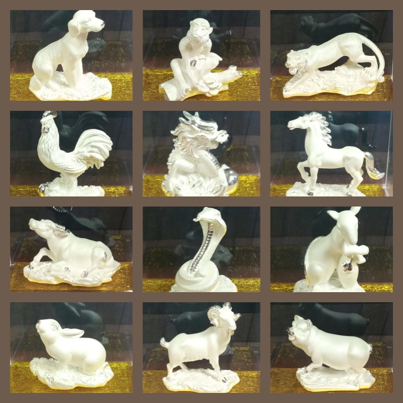 十二生肖摆件99纯银支持可定制