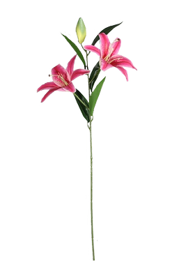 客厅假花莱雅花艺百合花套装