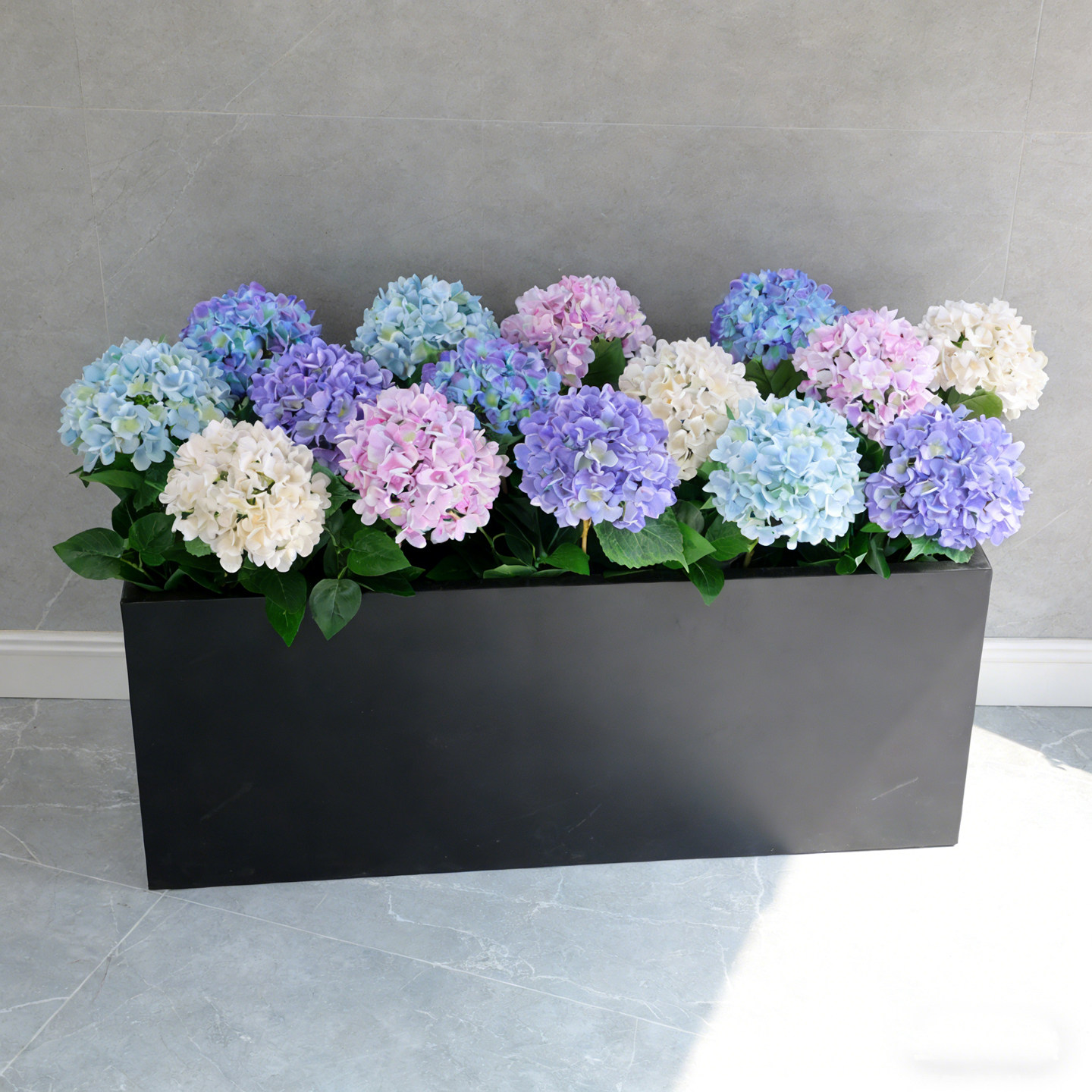 木绣球仿真花花槽花箱栅栏定制花艺酒店商场装饰售楼部花箱插花,家居饰品,仿真花/假花,淘宝优惠券,粉丝福利购,淘宝优惠卷