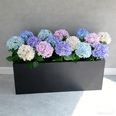 莱雅花艺绢花花箱插花绣球