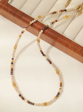 英国cherry kitty雅丹风轻奢复古高级感百搭项链设计感时髦精致