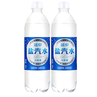 上海延中盐汽水青桔味600ml*20瓶整箱批发特价网红汽水碳酸饮料品