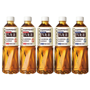 SUNTORY/三得利低糖无糖乌龙茶饮料500ml*12瓶批特价0脂口感清爽