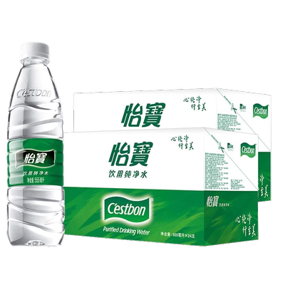 怡宝饮用纯净水555ml'*24瓶