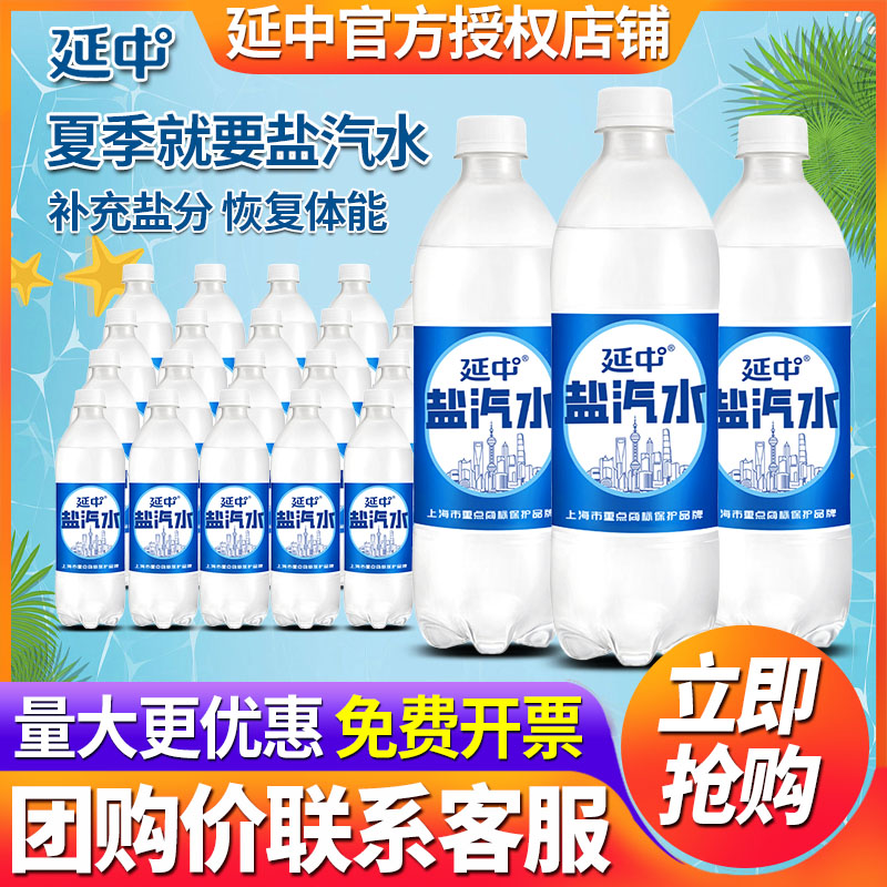 延中盐汽水600ml*20瓶整箱批发