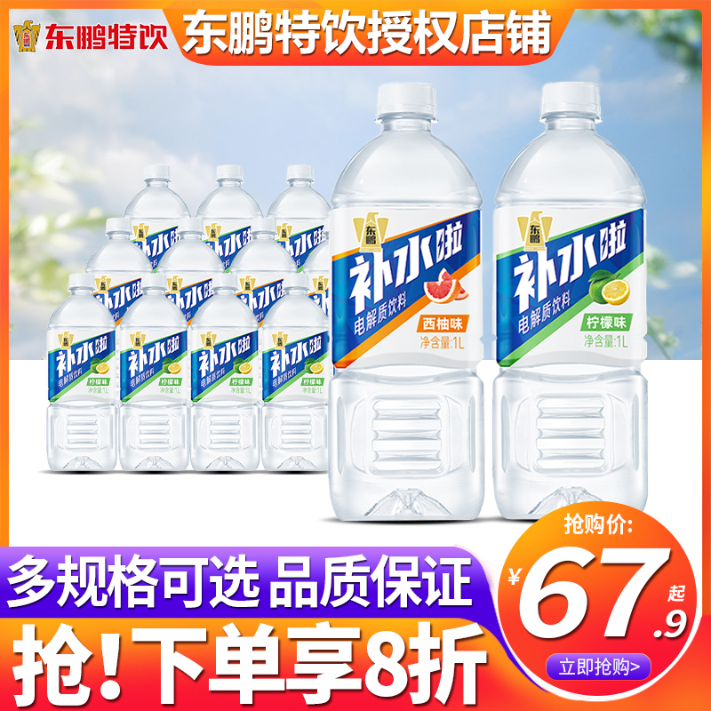 东鹏补水啦电解质饮料1L*12瓶