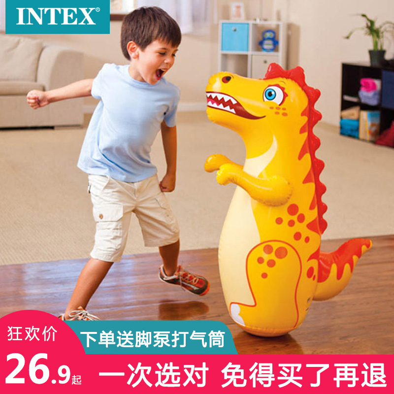 10-30新券intex充气宝宝大号家用不倒翁玩具