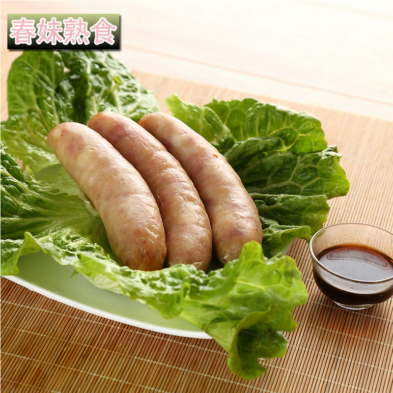 猪肉香肠全肉肠 温州卤味熟食烧烤火锅炒饭即食香肠3条/袋