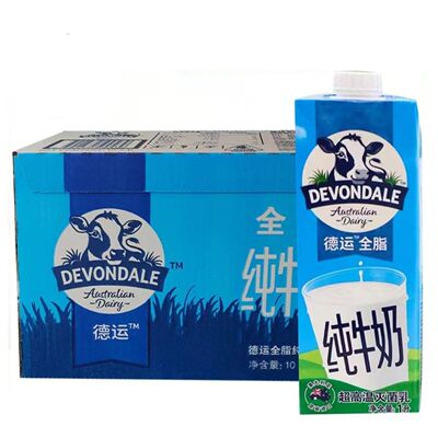 高钙营养德运牛奶烘焙学生成人