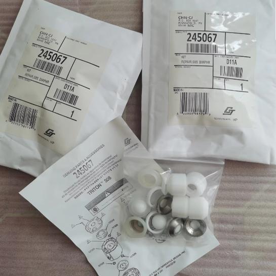 美国固瑞克GRACO245066换向阀 245067导球座维修包 308隔膜泵配件