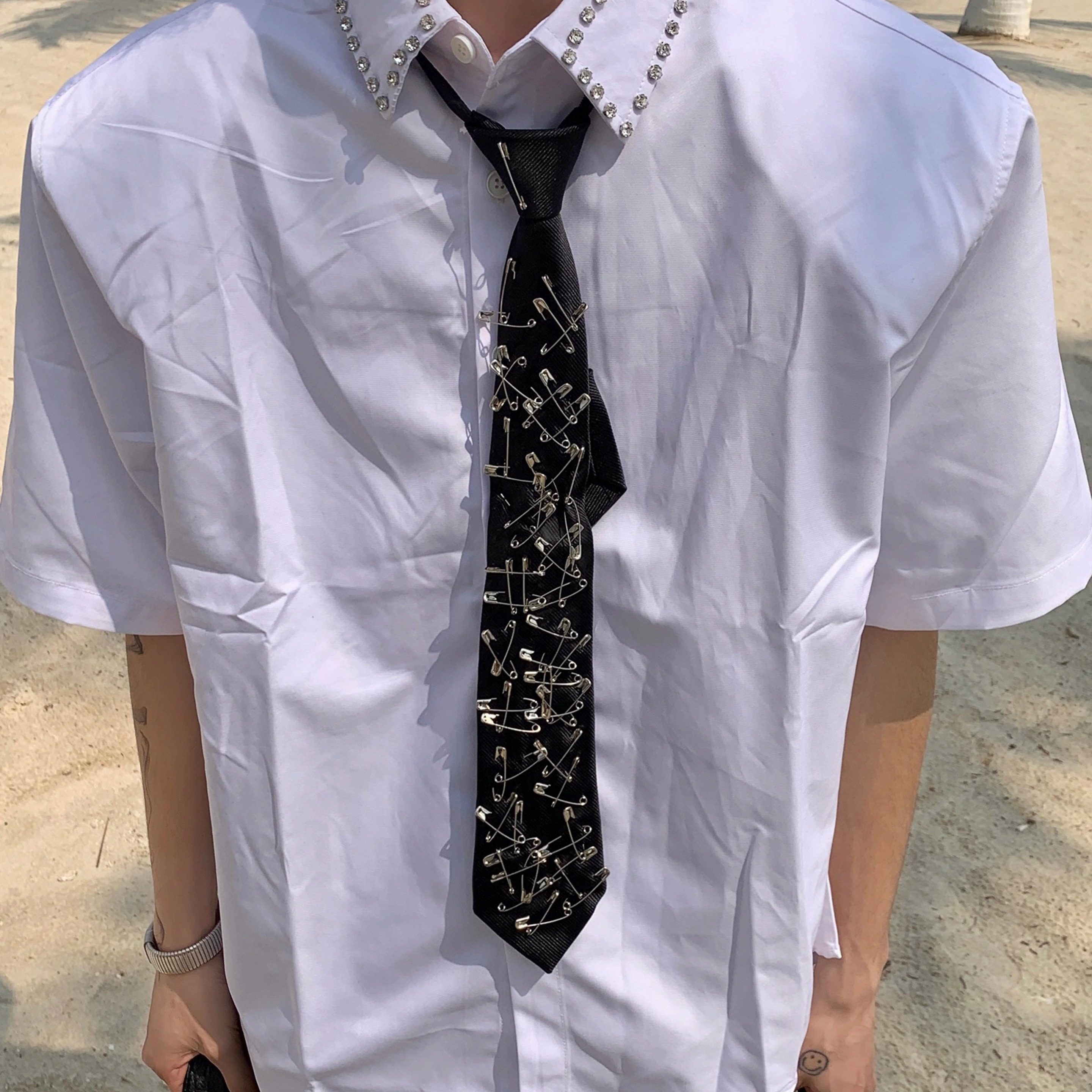 Med老叔 原创手工DIY别针高级感领带,服饰配件/皮带/帽子/围巾,领带,淘宝优惠券,粉丝福利购,淘宝优惠卷