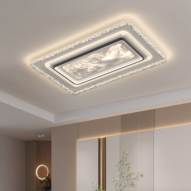 灯具全屋套餐组合客厅灯轻奢高级感冰裂纹云雾吸顶灯高端大气超亮,家装灯饰光源,客厅吸顶灯,淘宝优惠券,粉丝福利购,淘宝优惠卷