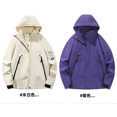 美式街头山系机能宽松百搭外套防风防水耐磨连帽保暖夹克男女同款