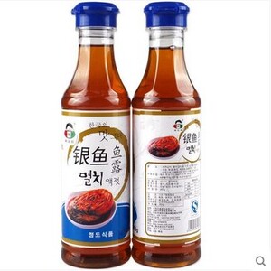 小伙子银鱼鱼露韩式泡菜专用鱼露 做韩国泡菜调味料 500g调味亦佳