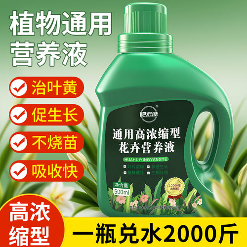 超浓缩植物营养液空气清新花肥通用化肥料绿萝富贵竹绿植活力素