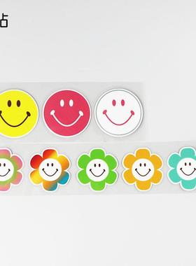 个性车贴纸汽车改装笑脸太阳花装饰三角窗玻璃车贴PH17147