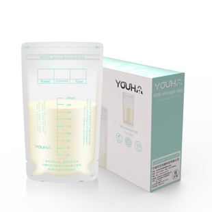 优合母乳保鲜袋 母乳存储袋 储存奶水 冷冻保鲜袋 200ml/20片装