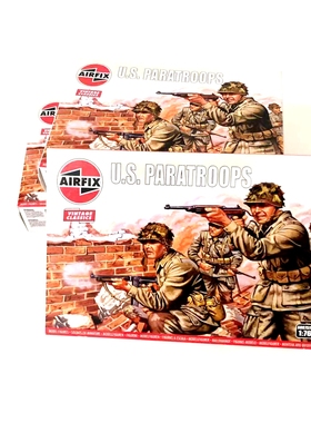 AIRFIX 1/76美国101空降兵玩具兵塑料兵人绝版兵人模型全新未开封
