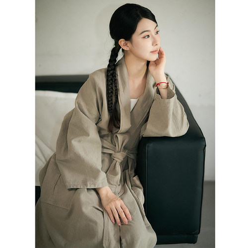 照本堂棉麻舒适男女同款居家服