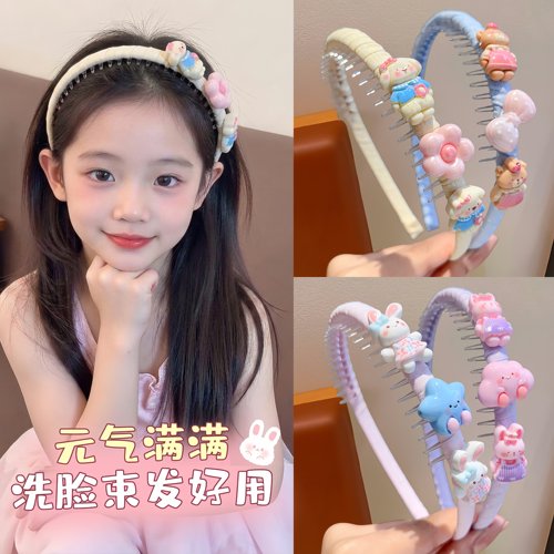 女童卡通不勒头防滑头箍