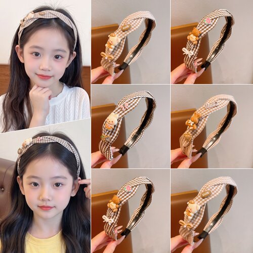 新款小女孩小熊兔防滑不勒发箍