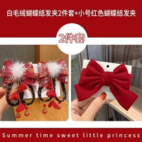 Заколка для волос с бантиком, комплект