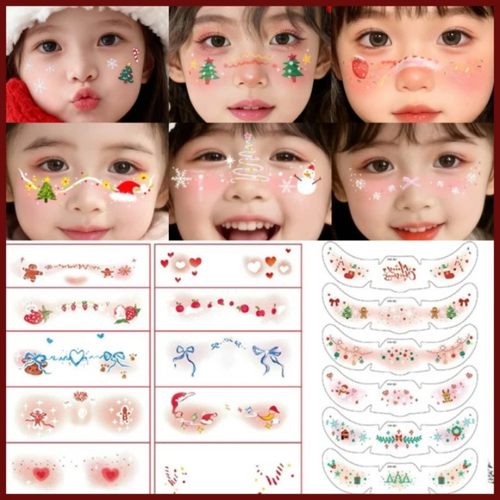 派对圣诞聚会装扮欧美妆容贴自然