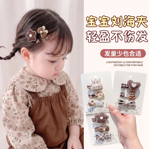 婴幼儿刘海夹宝宝bb夹小女孩侧边夹发饰