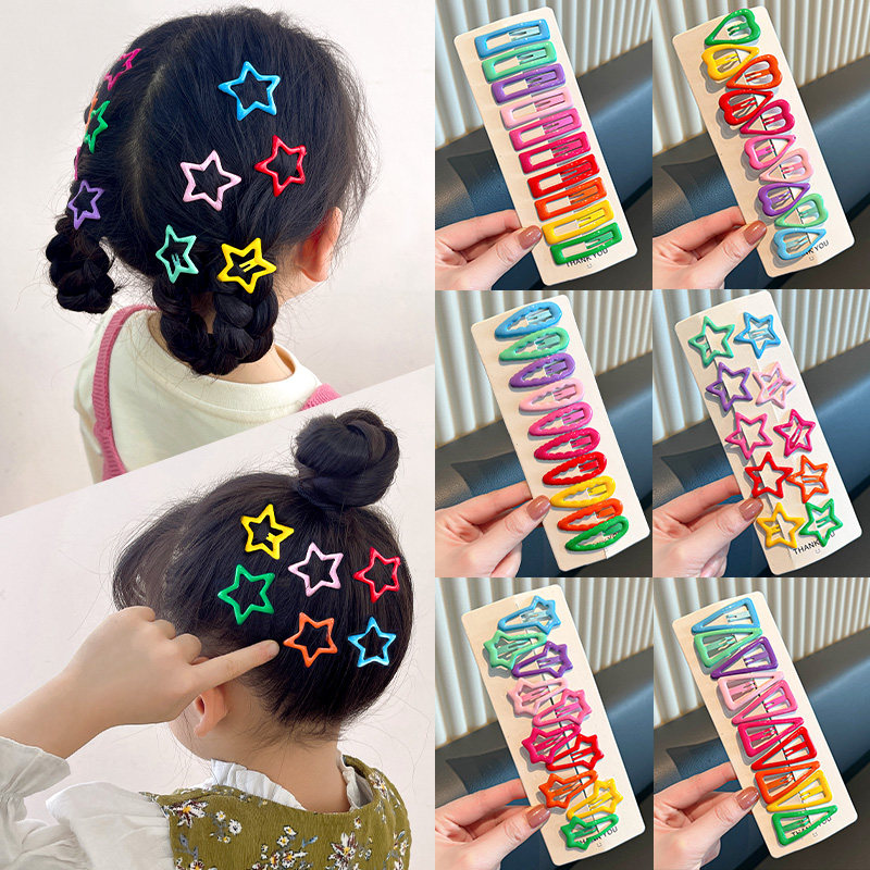 五角星儿童发夹头饰不伤发宝宝彩色bb夹后脑勺碎发夹女童发卡发饰,童装/婴儿装/亲子装,发饰,淘宝优惠券,粉丝福利购,淘宝优惠卷