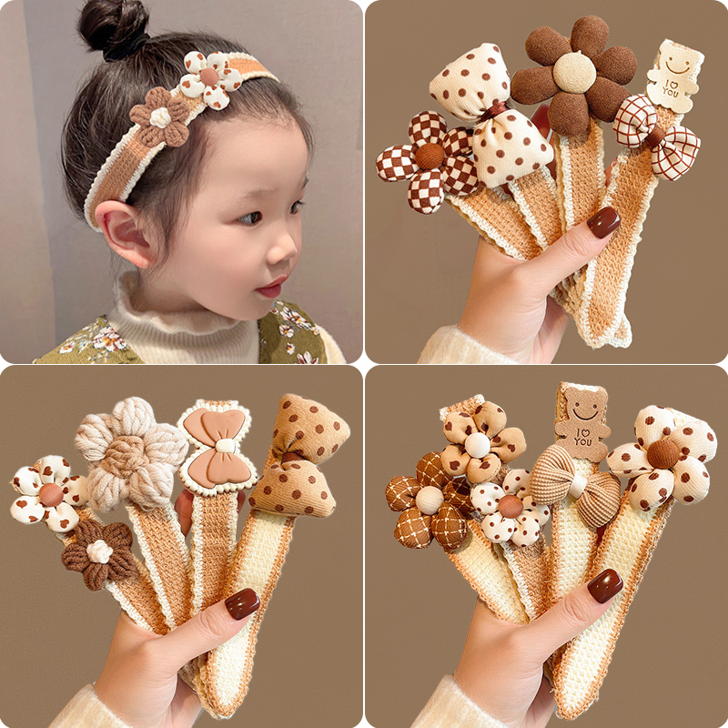 碎发神器儿童魔术贴发箍女孩发卡