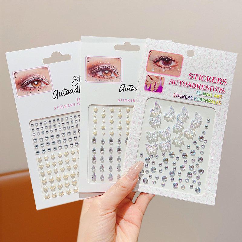 女童演出化妆贴小女孩立体蝴蝶脸钻贴耳钉贴儿童眼妆贴纸饰品,文具电教/文化用品/商务用品,贴纸/立体贴纸,淘宝优惠券,粉丝福利购,淘宝优惠卷