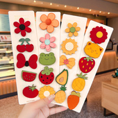 婴儿胎毛魔术贴头饰宝宝发卡不伤发碎发儿童刘海贴女童发夹发饰女