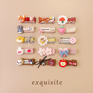 宝宝疯狂动物城头饰女童发夹不伤发儿童漂亮小发卡可爱超萌夹子