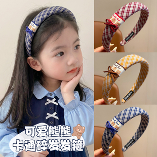 儿童发箍女童不勒头女宝宝宽边女款防滑小女孩头箍头饰小清新甜美
