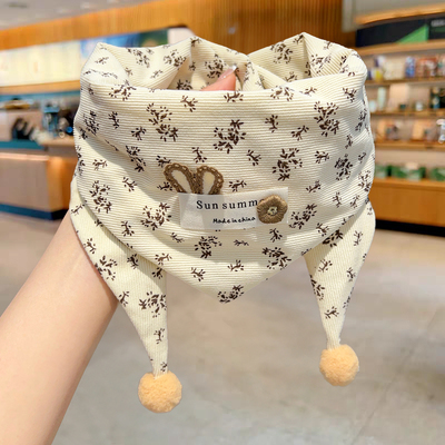 韩版宝宝围巾小学生上学防寒围巾