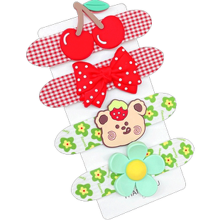 宝宝刘海贴碎发神器女儿童发卡头饰不伤发魔术贴头发贴小女孩发饰