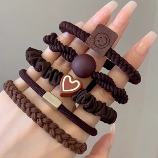 头绳2026新款高端橡皮筋女扎头发简约气质高弹力耐用皮套发圈发绳