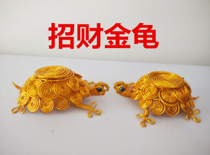 金钱龟铝线工艺品小动物动物模型招财金龟蛇凤凰螳螂龙