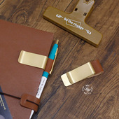 本子事多TN旅行手帐本子金属笔插笔夹手账DIY装 饰复古实用