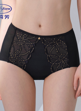 TX安莉芳25款EBW1007/EBW1009配套蕾丝高腰平角裤女士内裤E2W1009
