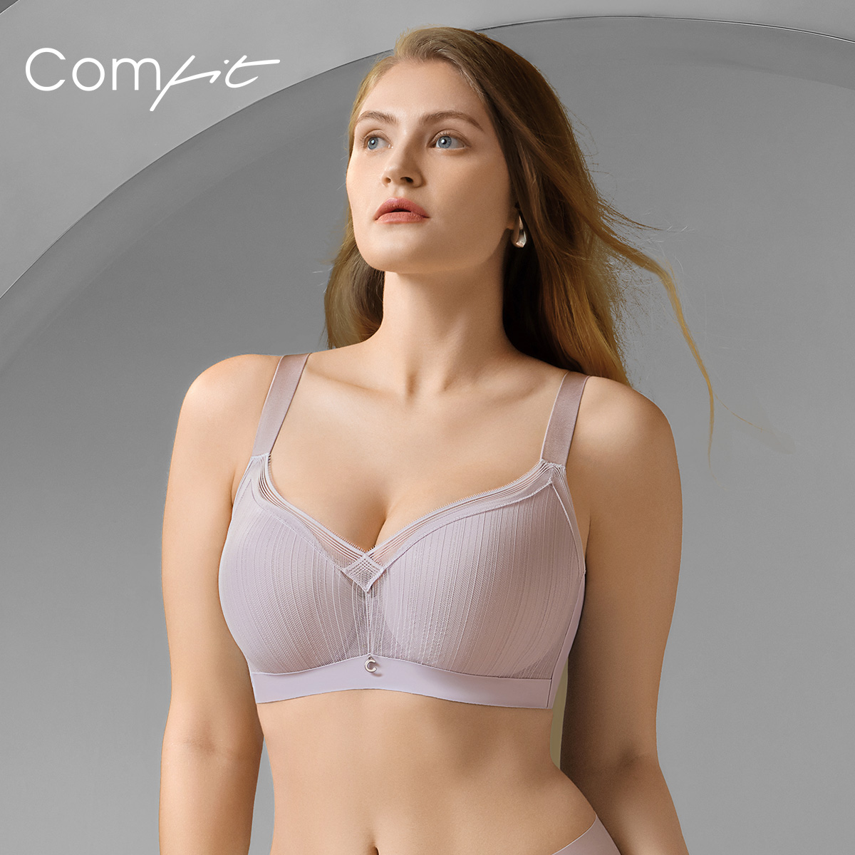 Comfit无钢圈大码文胸大胸显小