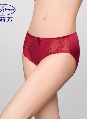 安莉芳EBW0849配套女士性感蕾丝内裤舒适丝滑低腰三角裤E2W0849