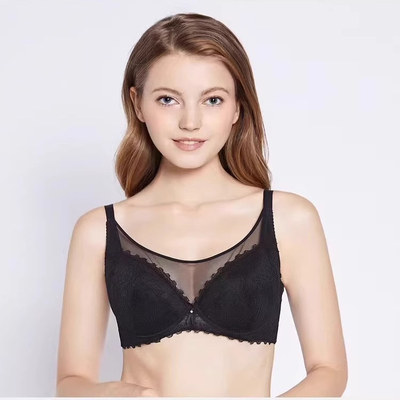 安朵性感薄款大码防走光抹胸文胸