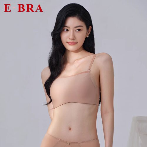 E-BRA抹胸式文胸可拆肩带无钢圈