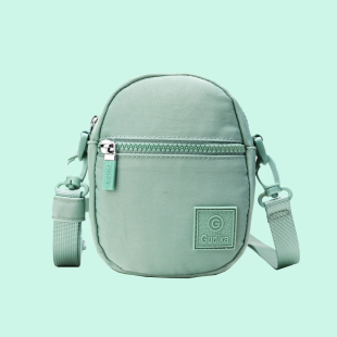 2026新款圆形儿童小单肩斜挎包轻便迷你手机包小包包女尼龙钥匙包