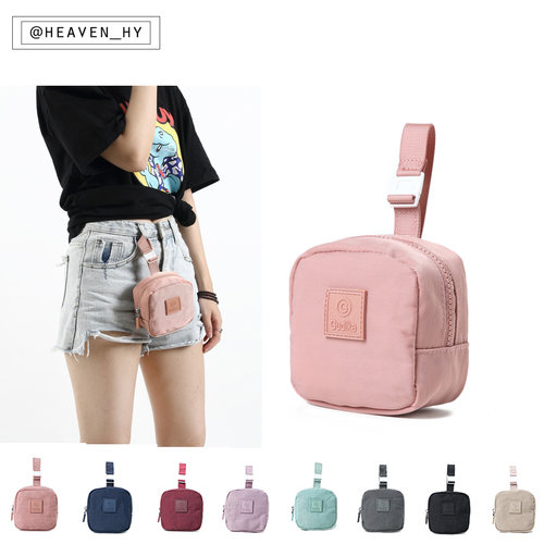 女士尼龙小方包迷你零钱包化妆包