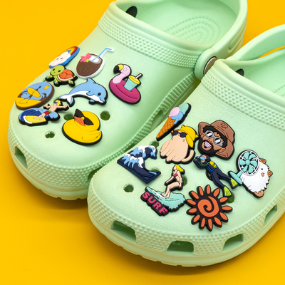 洞洞鞋花鞋配饰鞋扣花园鞋装饰DIY海滩度假智必星鞋饰休闲男女款